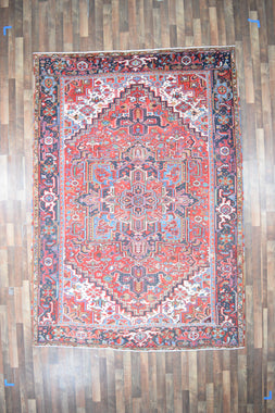 Very Fine Persian Heriz 7'8x11