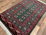 Indian Rug Hand Knotted Oriental Rug Boukara 3'0x5'0