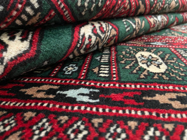 Indian Rug Hand Knotted Oriental Rug Boukara 3'0x5'0