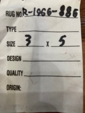 Indian Rug Hand Knotted Oriental Rug Boukara 3'0x5'0