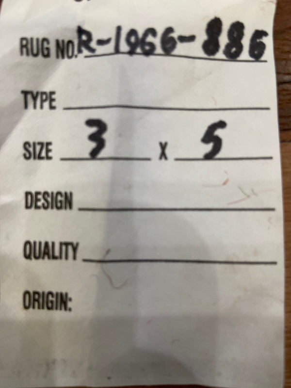 Indian Rug Hand Knotted Oriental Rug Boukara 3'0x5'0