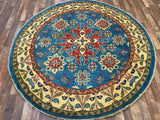 Indian Rug Hand Knotted Oriental Rug Design: Kazak (Origin #93) 6'3x6'7