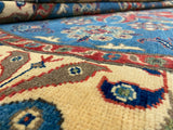 Indian Rug Hand Knotted Oriental Rug Design: Kazak (Origin #93) 6'3x6'7