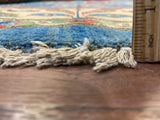 Indian Rug Hand Knotted Oriental Rug Design: Kazak (Origin #93) 6'3x6'7