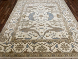 Indian Rug Hand Knotted Oriental Rug Design: Oushak (Origin #78) 9'10x8'5