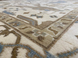 Indian Rug Hand Knotted Oriental Rug Design: Oushak (Origin #78) 9'10x8'5