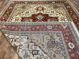 Indian Rug Hand Knotted Oriental Rug Design: Serapi - Origin #150 13'10x9'11