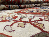 Indian Rug Hand Knotted Oriental Rug Design: Serapi - Origin #150 13'10x9'11