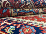 Indian Rug Hand Knotted Oriental Rug Design: Serapi (Origin #23) 8'0x5'0