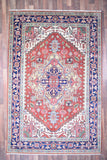 Indian Rug Hand Knotted Oriental Rug Design: Serapi (Origin #3) 9'1x5'11