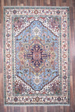 Indian Rug Hand Knotted Oriental Rug Design: Serapi (Origin #7) 8'11x6'0