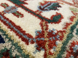 Indian Rug Hand Knotted Oriental Rug Design: Serapi (Origin #7) 8'11x6'0