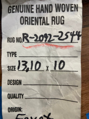 Indian Rug Hand Knotted Oriental Rug Egypt 13'1x10'0