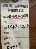 Indian Rug Hand Knotted Oriental Rug Egypt 13'1x10'4