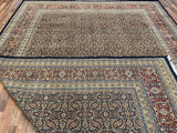 Indian Rug Hand Knotted Oriental Rug Extra Fine Herati 14'1x10'0