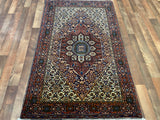 Indian Rug Hand Knotted Oriental Rug Fine Bijar 3'3x5'4