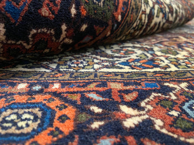 Indian Rug Hand Knotted Oriental Rug Fine Bijar 3'3x5'4