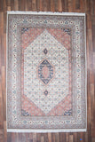 Indian Rug Hand Knotted Oriental Rug Fine Bijar 9'2x6'6