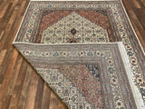 Indian Rug Hand Knotted Oriental Rug Fine Bijar 9'2x6'6