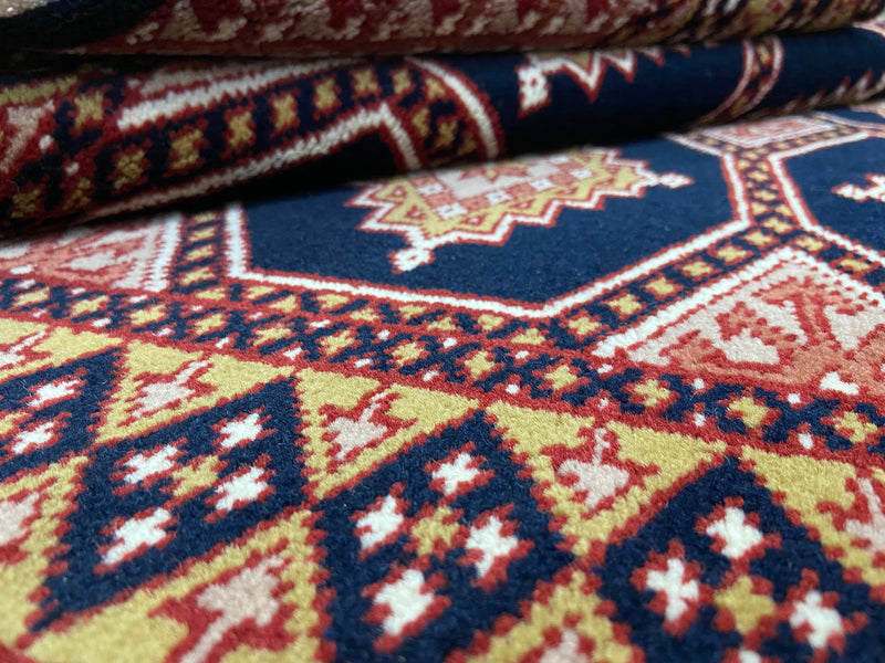 Indian Rug Hand Knotted Oriental Rug Fine Boukhara 3'0x5'1