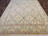 Indian Rug Hand Knotted Oriental Rug Fine Chobi Peshawar 10.3x8'0