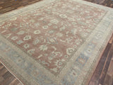 Indian Rug Hand Knotted Oriental Rug Fine Chobi Peshawar 11'8x8'9