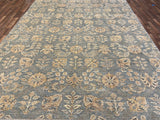 Indian Rug Hand Knotted Oriental Rug Fine Chobi Peshawar 9'3x11'9