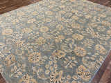 Indian Rug Hand Knotted Oriental Rug Fine Chobi Peshawar 9'3x11'9