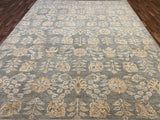 Indian Rug Hand Knotted Oriental Rug Fine Chobi Peshawar 9'3x11'9