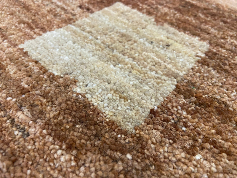 Indian Rug Hand Knotted Oriental Rug Fine Gabai 5'0x3'6