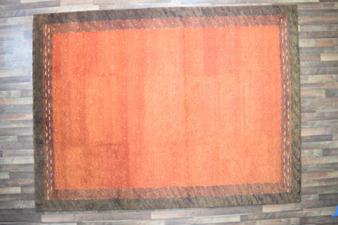 Indian Rug Hand Knotted Oriental Rug Fine Gabbeh 10'9x8'0