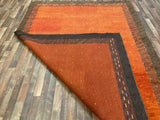 Indian Rug Hand Knotted Oriental Rug Fine Gabbeh 10'9x8'0