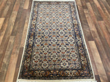 Indian Rug Hand Knotted Oriental Rug Fine Herati 3'0x5'1