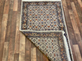 Indian Rug Hand Knotted Oriental Rug Fine Herati 3'0x5'1