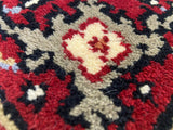 Indian Rug Hand Knotted Oriental Rug Fine Herati 5'4x3'0