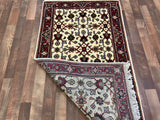 Indian Rug Hand Knotted Oriental Rug Fine Herati 5'4x3'0