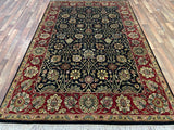 Indian Rug Hand Knotted Oriental Rug Fine Jalpour 6'0x9'2
