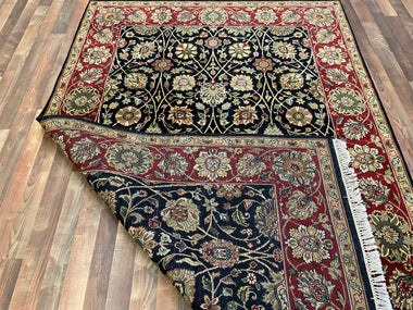 Indian Rug Hand Knotted Oriental Rug Fine Jalpour 6'0x9'2