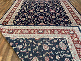 Indian Rug Hand Knotted Oriental Rug Fine Kashan 10'0x17'7