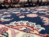 Indian Rug Hand Knotted Oriental Rug Fine Kashan 10'0x17'7
