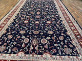 Indian Rug Hand Knotted Oriental Rug Fine Kashan 10'0x17'7