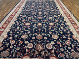 Indian Rug Hand Knotted Oriental Rug Fine Kashan 10'0x17'7