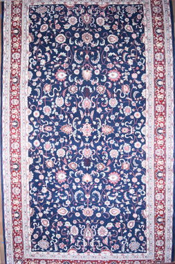 Indian Rug Hand Knotted Oriental Rug Fine Kashan 10'0x17'7