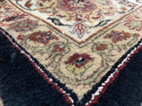 Indian Rug Hand Knotted Oriental Rug Fine Kashan 10'2x7'10