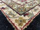 Indian Rug Hand Knotted Oriental Rug Fine Kashan 13'3x9'9