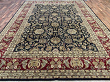 Indian Rug Hand Knotted Oriental Rug Fine Kashan 13'3x9'9