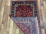 Indian Rug Hand Knotted Oriental Rug Fine Kashan 3'2x5'0