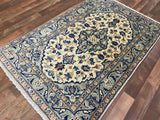 Indian Rug Hand Knotted Oriental Rug Fine Kashan 3'2x5'0