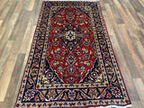 Indian Rug Hand Knotted Oriental Rug Fine Kashan 3'3x5'9