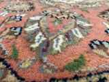 Indian Rug Hand Knotted Oriental Rug Fine Kashan 6'0x6'2